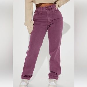 Fashionnova light purple jeans